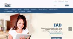 Desktop Screenshot of grupometa.med.br